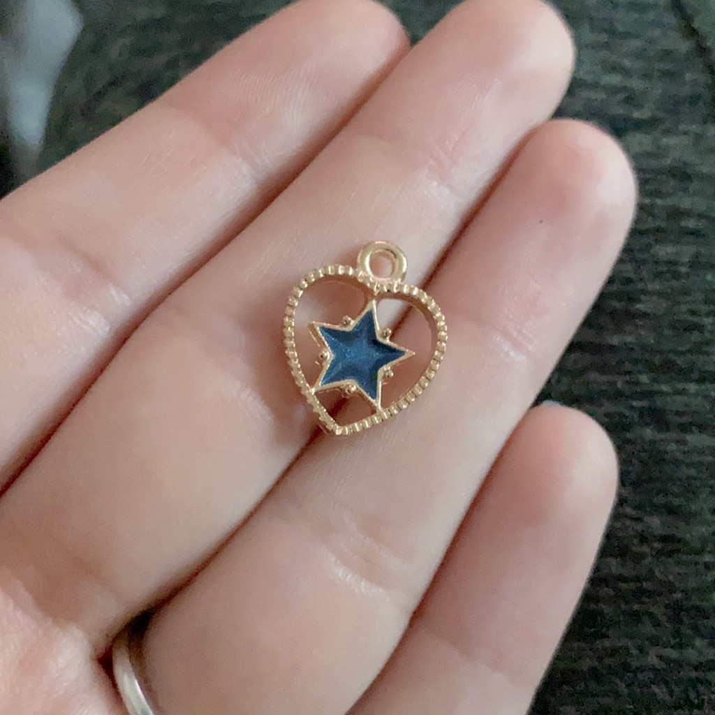 3/$30 Gold Plated And Enamel Charm